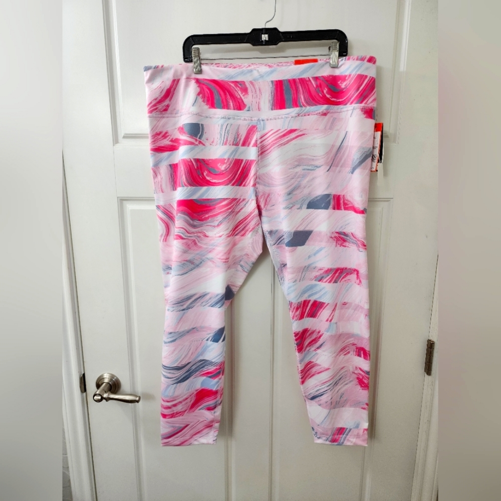 ! NWT Zelos Capri Performance Leggings Size XXXL - Sports Athleisure Athletic !